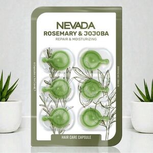 Nevada Rosemary & Jojoba Hair Care Capsules Strengthening and Restoration NEW PC
